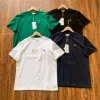 Premium Lacoste Kurzarmshirt aus schwarzer Baumwolle, sportliche Kollektion