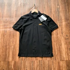 Luxus Zegna Kurzarm Schwarz Baumwolle Classic Luxury