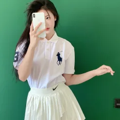 Premium Qualität Ralph Lauren Kurzarm Weiß Klassischer Luxus