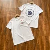 Luxuriöse Arctic Fox Kurzarm-Kollektion mit weißem Baumwolldruck