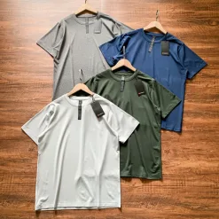 Premium Qualität Lululemon T-Shirt Grau Seide Luxus