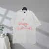 Luxus Balenciaga Kurzarm Rot Baumwolle Classic Luxury