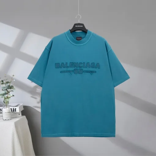 Luxus Balenciaga Kurzarm Baumwolle Classic Luxury