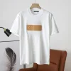 Luxus Louis Vuitton Kurzarm Weiß Leder Gewaschen Luxus