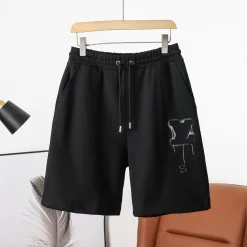 Luxus Louis Vuitton Shorts Schwarz Baumwolle Klassischer Luxus