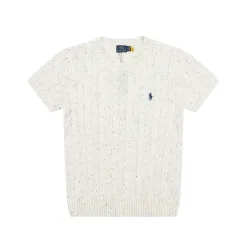 Bestseller: Kurzärmlige, mehrfarbige, bestickte Wollkollektion von Ralph Lauren