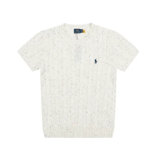 Bestseller: Kurzärmlige, mehrfarbige, bestickte Wollkollektion von Ralph Lauren