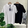 Bestseller Ralph Lauren Kurzarm Weiß Baumwolle Solid Style