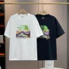 Premium The North Face Kurzarm-Kollektion mit weißem Strickdruck