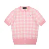 Bestseller Ralph Lauren Kurzarm Navy Baumwolle Plaid Luxus