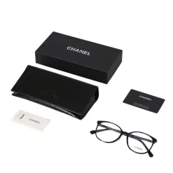 Hochwertige Chanel Brille Schwarz Solid Style