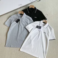 Premium Zegna Kurzarmhemd aus weißer Baumwolle im Casual-Stil