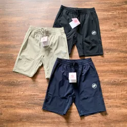 Hochwertige Mammut Shorts Black Logo Kollektion