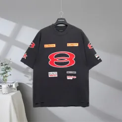 Premium Balenciaga Kurzarm Baumwolle Classic Collection