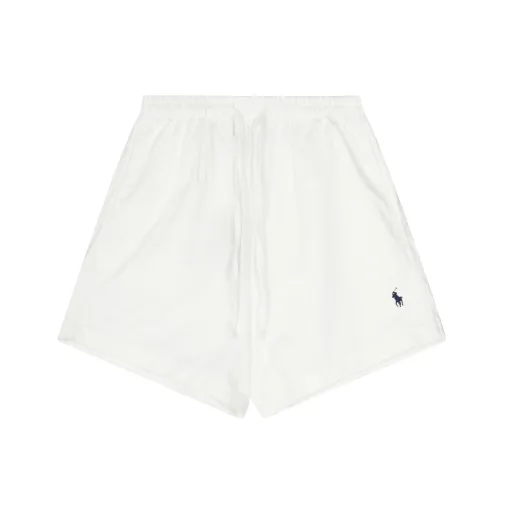 Hochwertige Ralph Lauren Shorts in schwarzem Nylon mit Logo-Design
