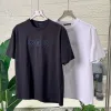 Premium Qualität Louis Vuitton Kurzarm Schwarz Baumwolle Logo Luxus