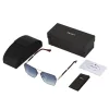 Hochwertige Prada Sonnenbrille Blau Gradient Luxus