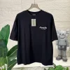 Luxus Balenciaga Kurzarm Schwarz Baumwolle Casual Luxury