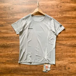 Luxus Mammut Kurzarm Weiß Polyester Atmungsaktiv Stil