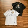 Luxus-Kollektion „The North Face“ mit kurzen Ärmeln und weißem Baumwolldruck