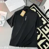 Luxus Loewe Kurzarm T-Shirt Schwarz Print Kollektion