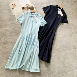 Premium Lacoste Kurzarmkleid Sky Elegant Style