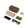 Luxus-Brille von Burberry aus gelbem Nylon im sportlichen Stil