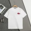 Premium Louis Vuitton Kurzarm-Kollektion mit schwarzer Baumwollstickerei