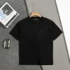 Hochwertige Chrome Hearts Kurzarm-Kollektion aus schwarzer Baumwolle mit Stickerei