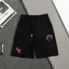 Hochwertige Chrome Hearts Shorts Rosa Baumwolle Bestickt Luxus