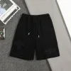 Luxus Chrome Hearts Shorts Schwarz Baumwolle Patchwork Luxus