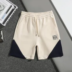 Luxus-Shorts von Loewe, Blau, Baumwolle, klassische Kollektion