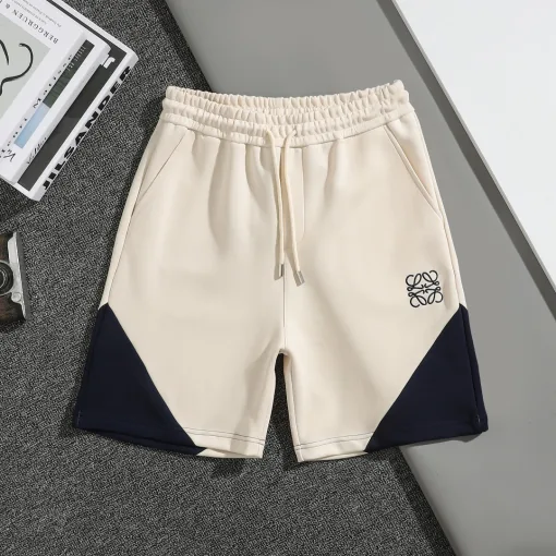 Luxus-Shorts von Loewe, Blau, Baumwolle, klassische Kollektion