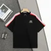 Premium Balenciaga Kurzarm-Logo-Kollektion aus weißer Baumwolle