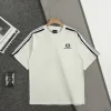 Premium Balenciaga Kurzarm-Logo-Kollektion aus weißer Baumwolle
