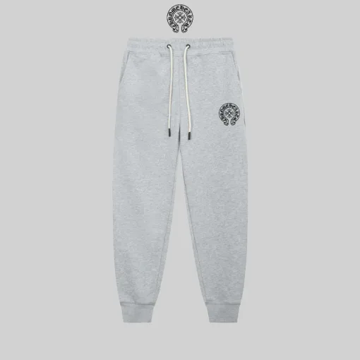 Luxus Chrome Hearts Jogginghose Schwarz Minimalist Style