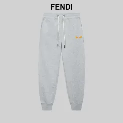 Hochwertige Fendi-Jogginghose im schwarzen Logo-Stil