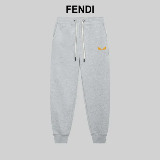 Hochwertige Fendi-Jogginghose im schwarzen Logo-Stil