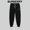 Hochwertige Burberry Jogginghose Schwarz Logo Luxus
