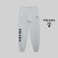 Premium Prada Jogginghose im schwarzen Logo-Stil