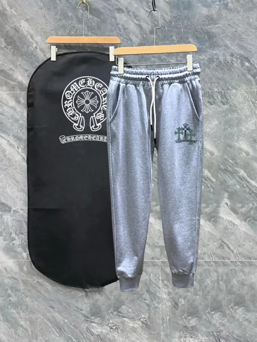 Premium Chrome Hearts Jogginghose Schwarz Minimalist Collection