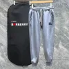 Luxus Burberry Jogginghose Schwarz Print Luxus