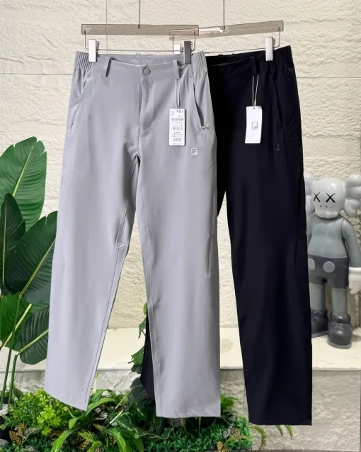 Hochwertige Fila Hose Schwarz Atmungsaktiv Kollektion