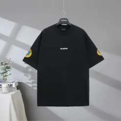 Premium Qualität Balenciaga Kurzarm Baumwolle Klassischer Luxus