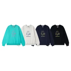 Bestseller Carhartt Sweatshirts Schwarz Baumwolle Klassisch Luxus