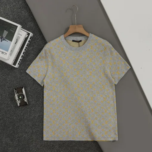 Meistverkaufte Louis Vuitton Kurzarm Strick Monogramm Stil