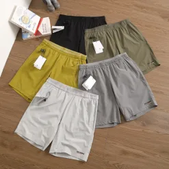 Premium Salomon Shorts Schwarzes Logo Luxus