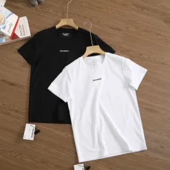 Premium Qualität Salomon Kurzarm Schwarz Seide Logo Luxus