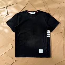 Premium Thom Browne Kurzarm Weiß Baumwolle Stil