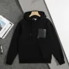 Bestseller Loewe Sweatshirts Schwarzes Kalbsleder Logo Kollektion